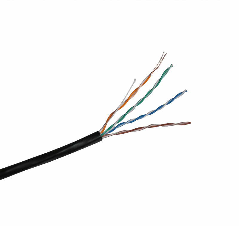 Кабель UTP CAT 5E CU 4x2x0,50 CU PE ВНЕШНИЙ (МЕДНЫЙ)