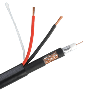Кабель РК 75+2х0,75 (48) PVC ВНЕШНИЙ (черный, 200м) БЕСКАРКАСНЫЙ